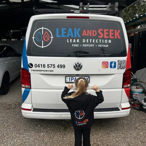 Leak and Seek van after a completed job