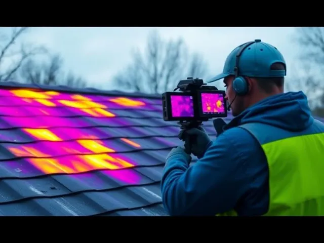 Thermal imaging roof leak detection inspection by Leak and Seek